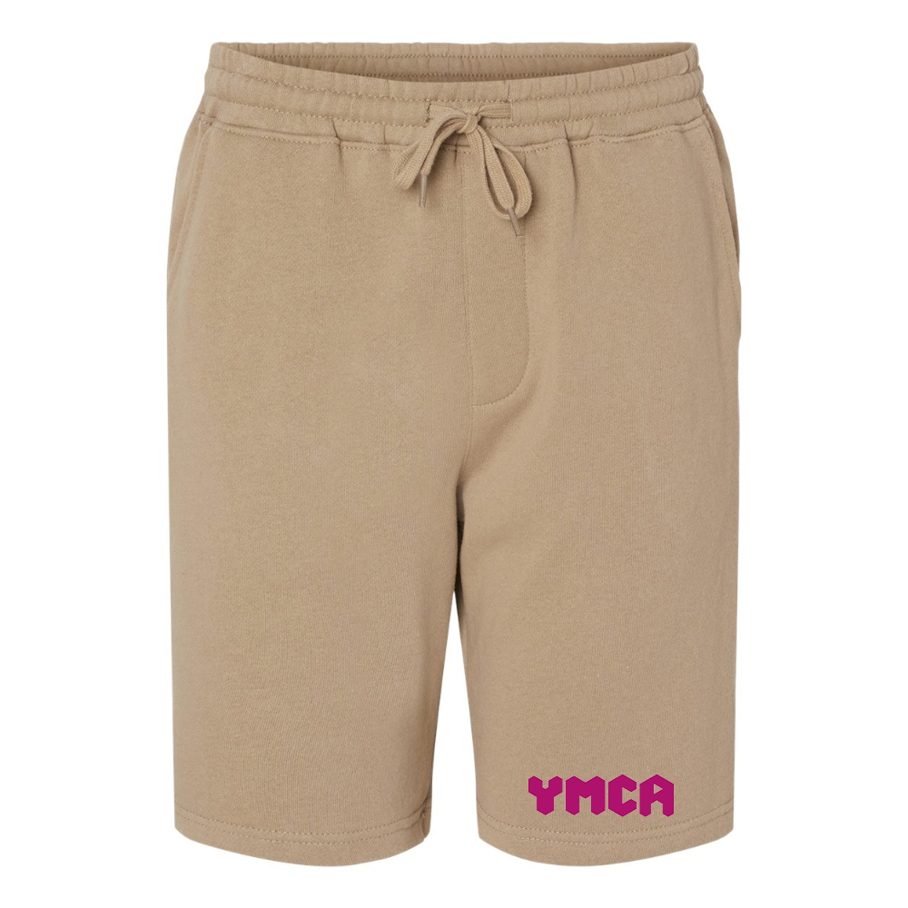 Men's YMCA Mauve Independent Trading Co Midweight Fleece Short