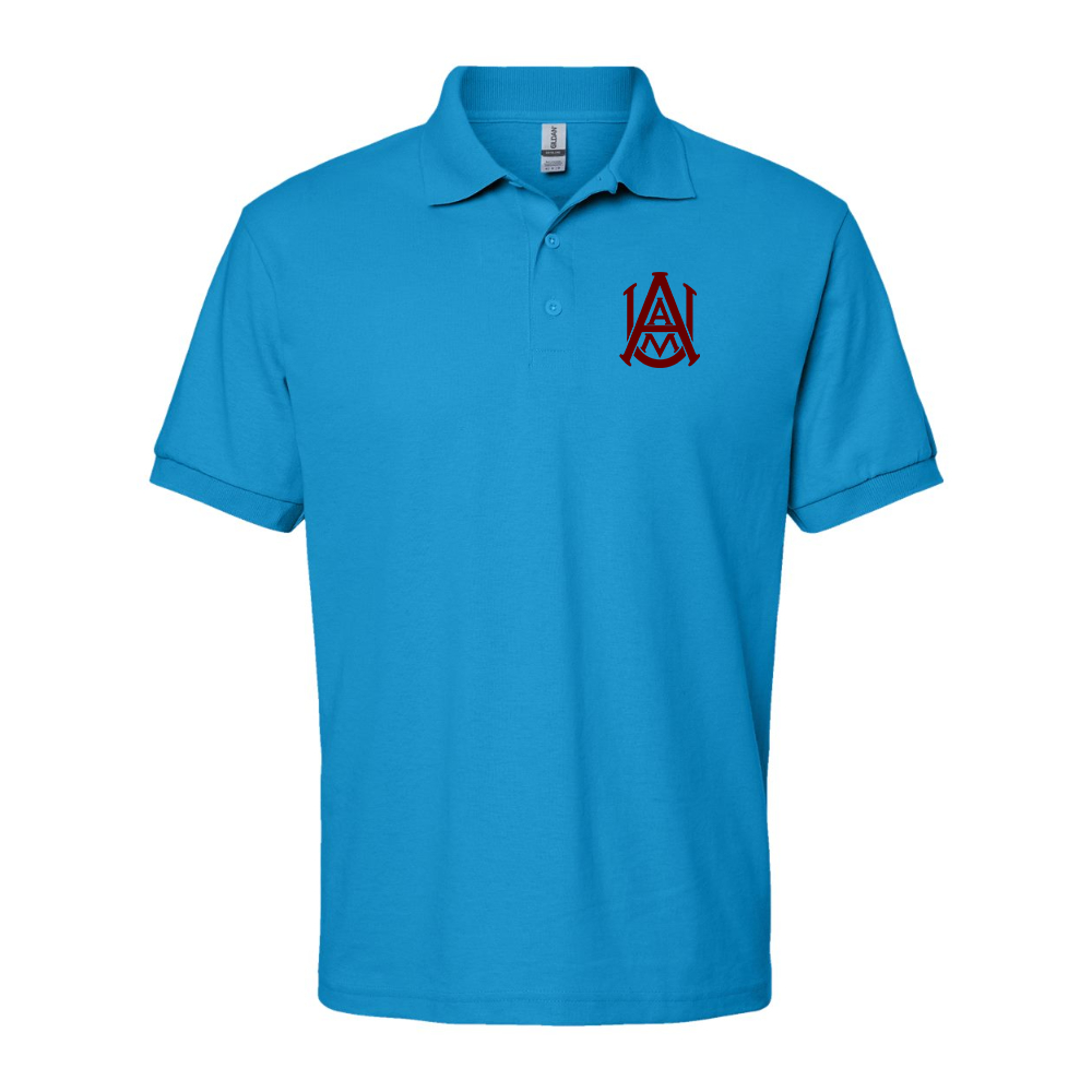 Men's Alabama AM Bulldogs Gildan Dry Blend Jersey Polo