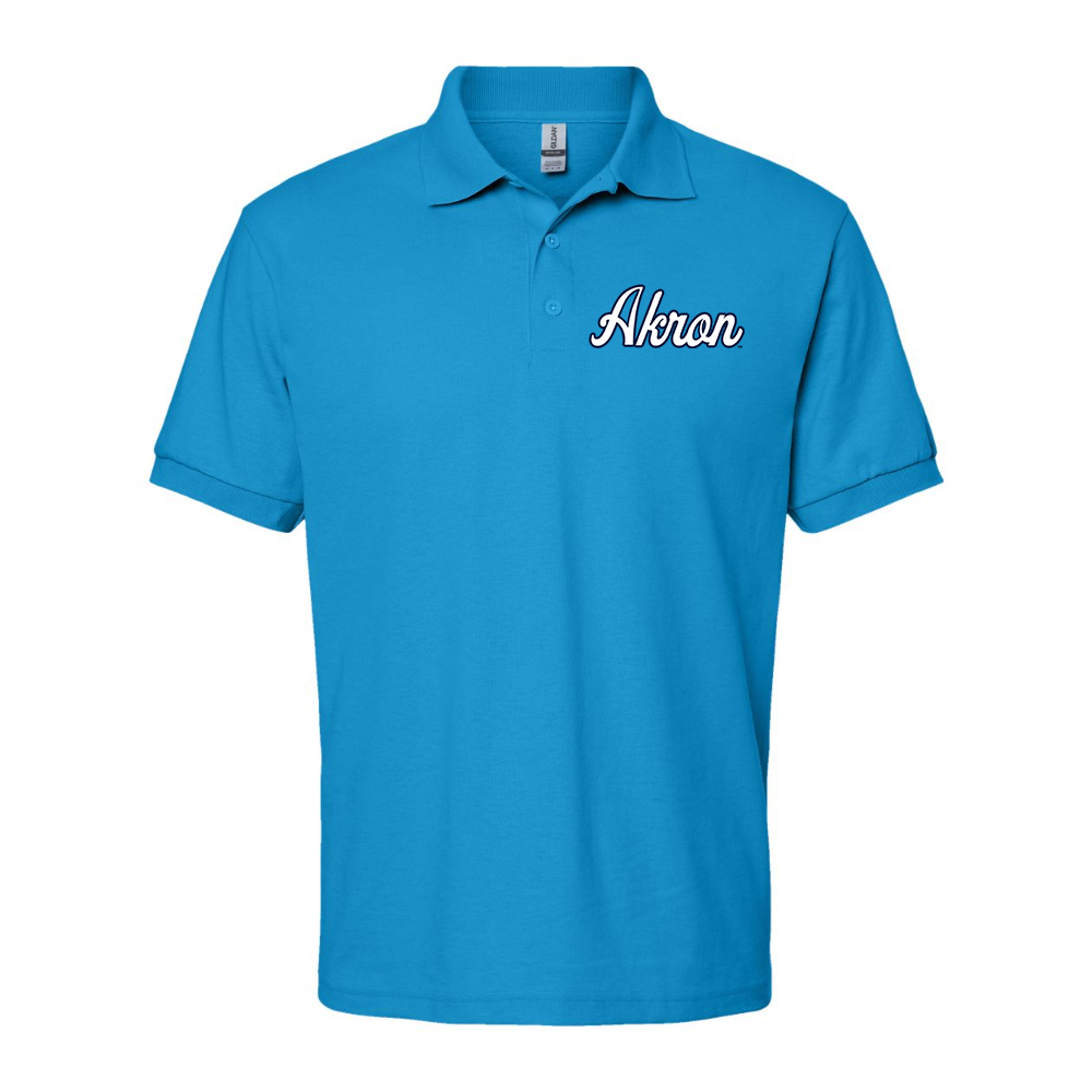 Men's Akron Zips Gildan Dry Blend Jersey Polo