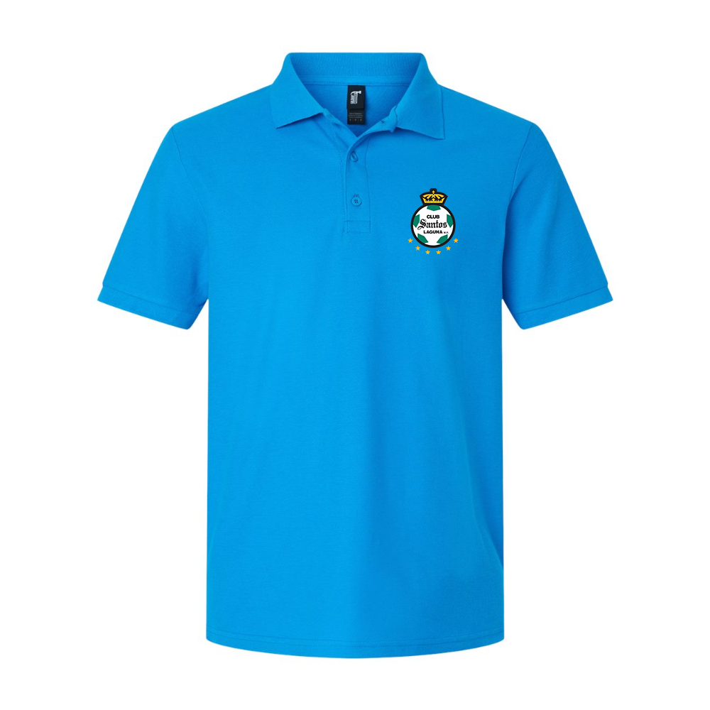 Men's Santos Laguna Soccer Gildan Hammer Pique Polo