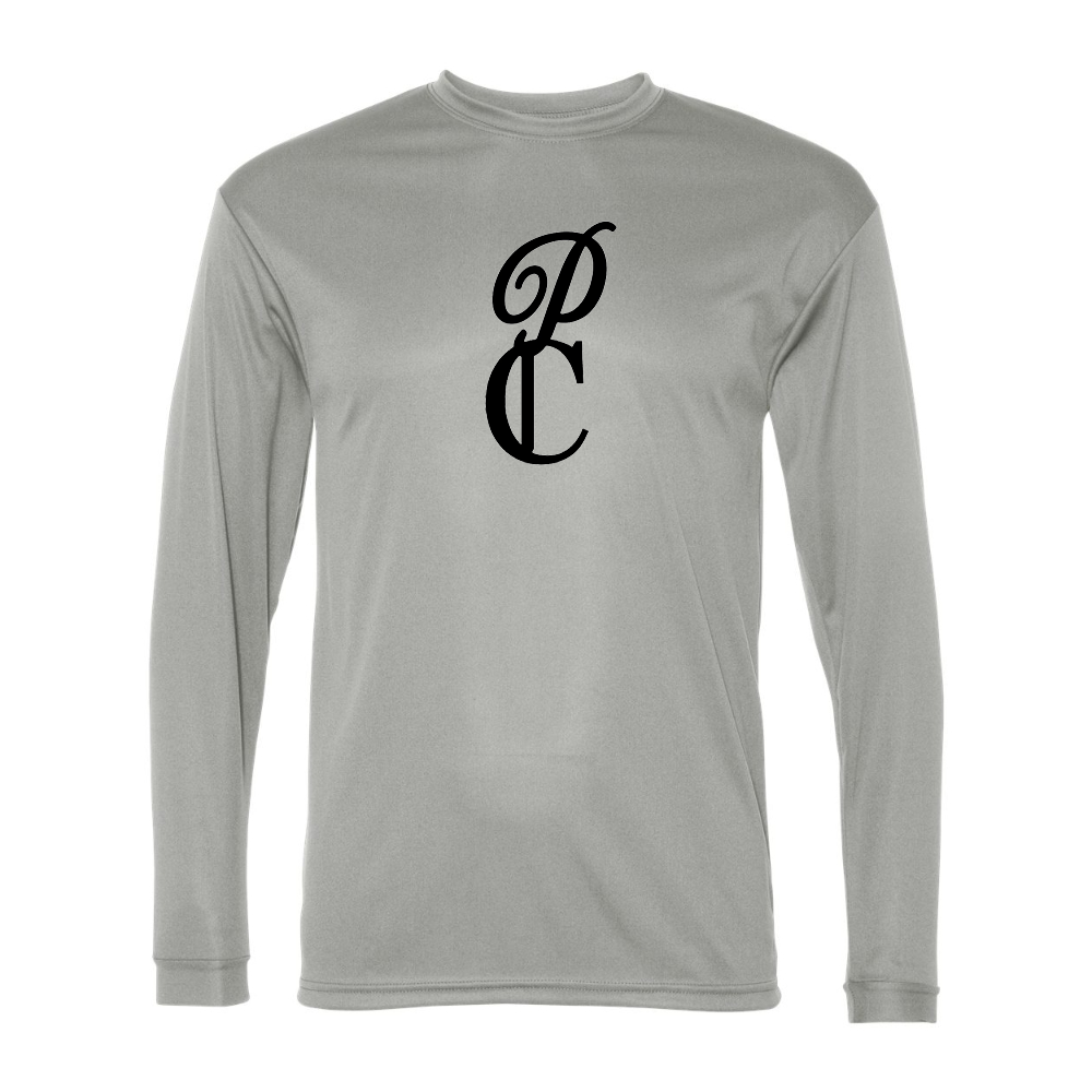 Men's P & C Black   Performance Long Sleeve T-Shirt