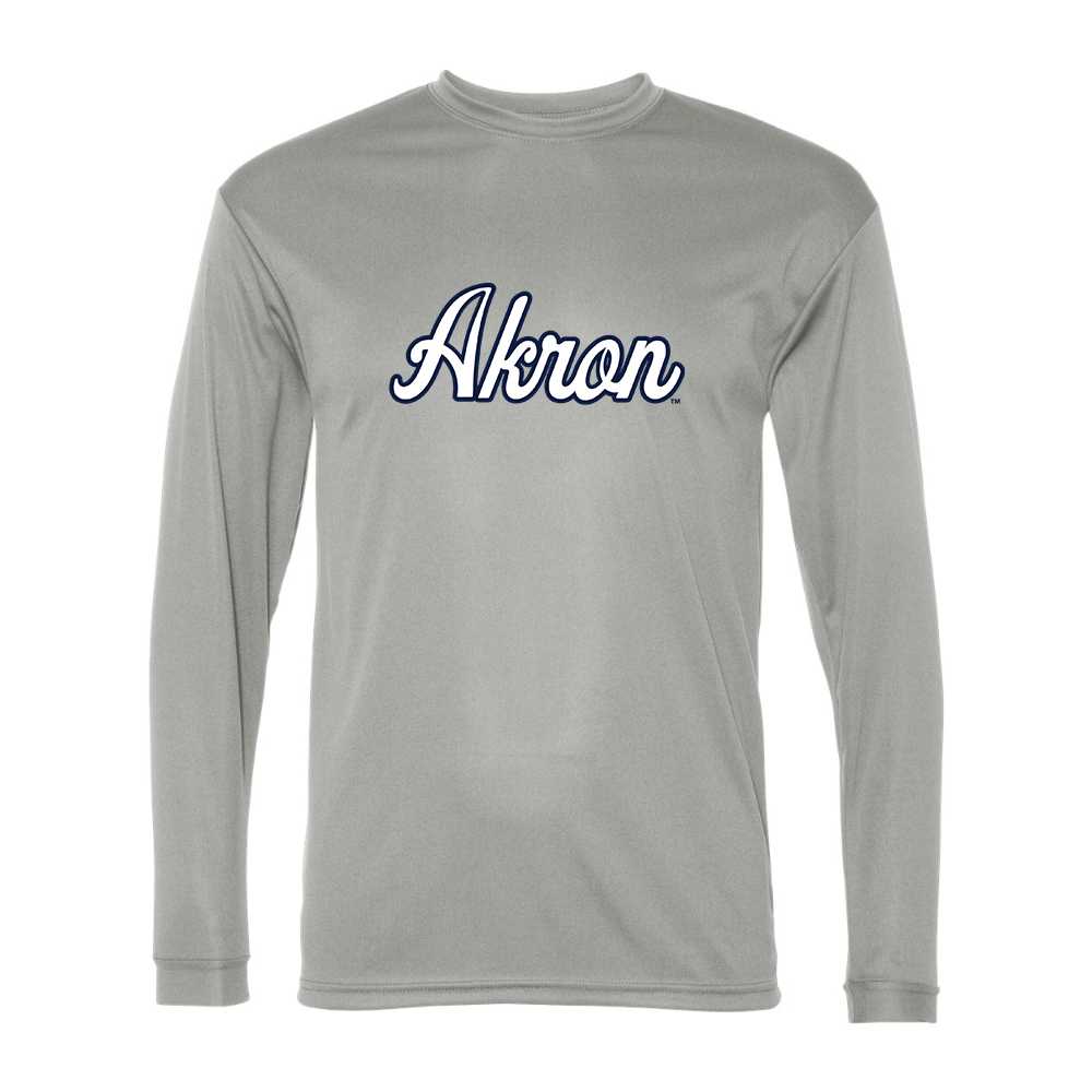 Men's Akron Zips  Performance Long Sleeve T-Shirt