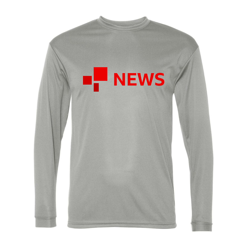 Men's  BBC News  Performance Long Sleeve T-Shirt