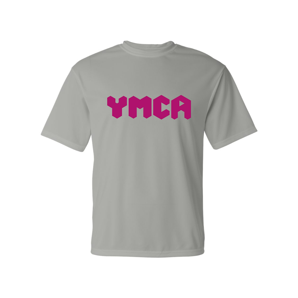 Men's  YMCA Mauve Performance T-Shirt