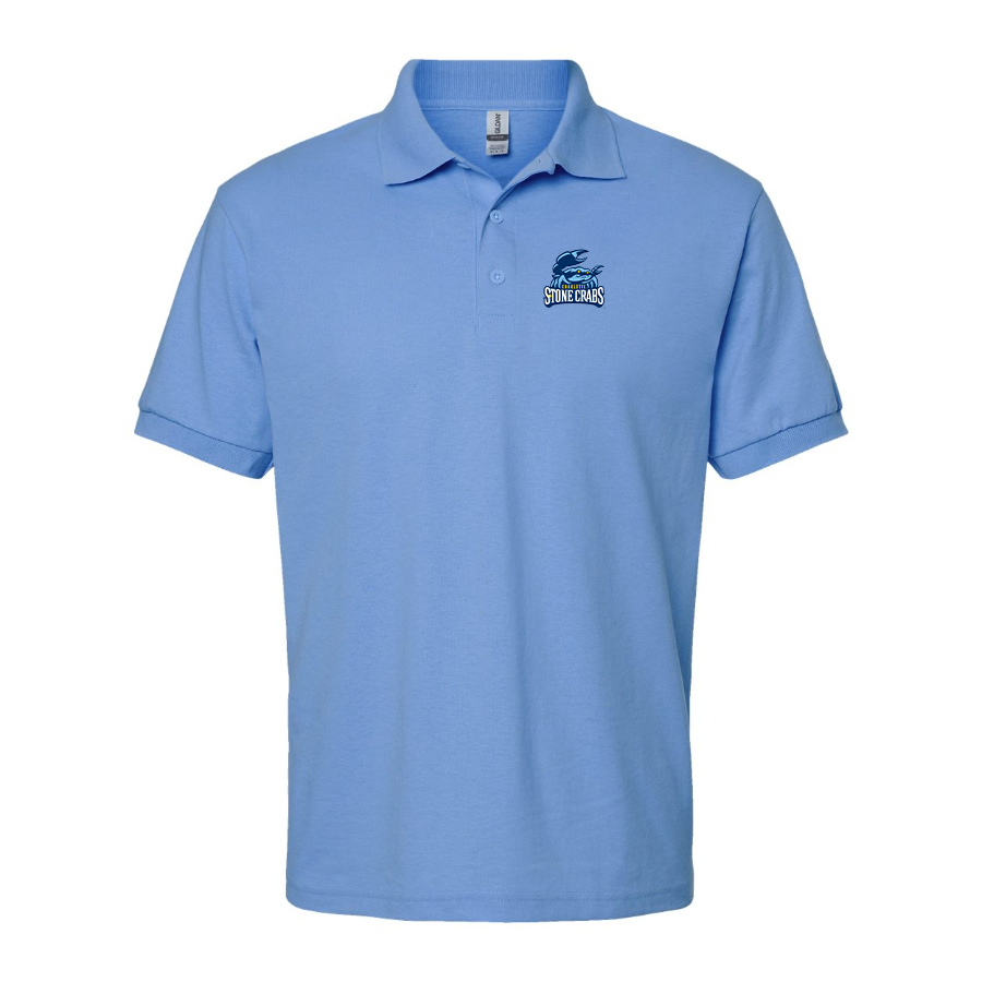 Men's Charlotte Stone Crabs Logo Dry Blend Polo