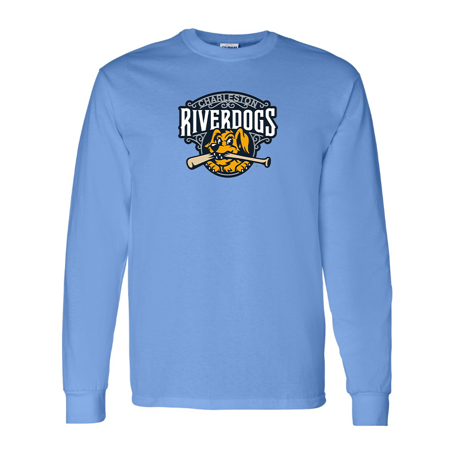 Men's Charleston RiverDogs Logo Cotton Long Sleeve T-Shirt