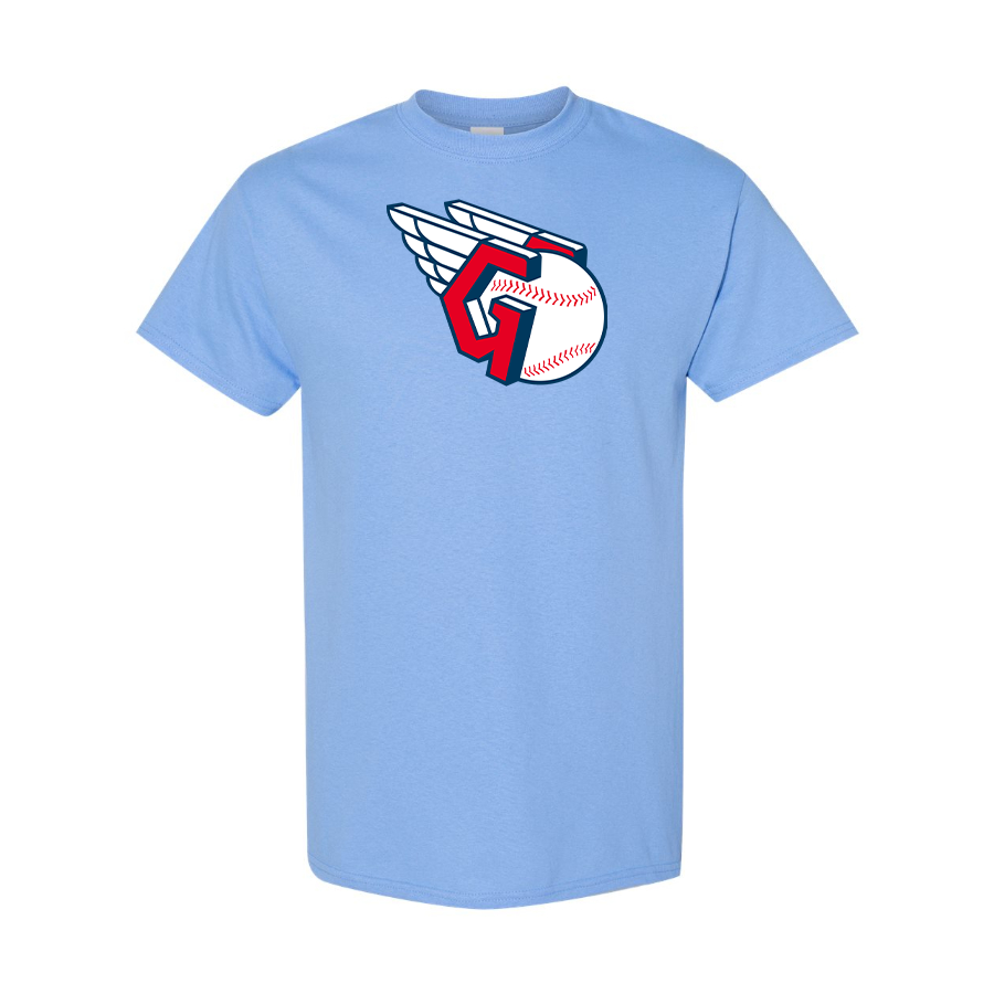 Men's Cleveland Guardians   Logo Cotton T-Shirt