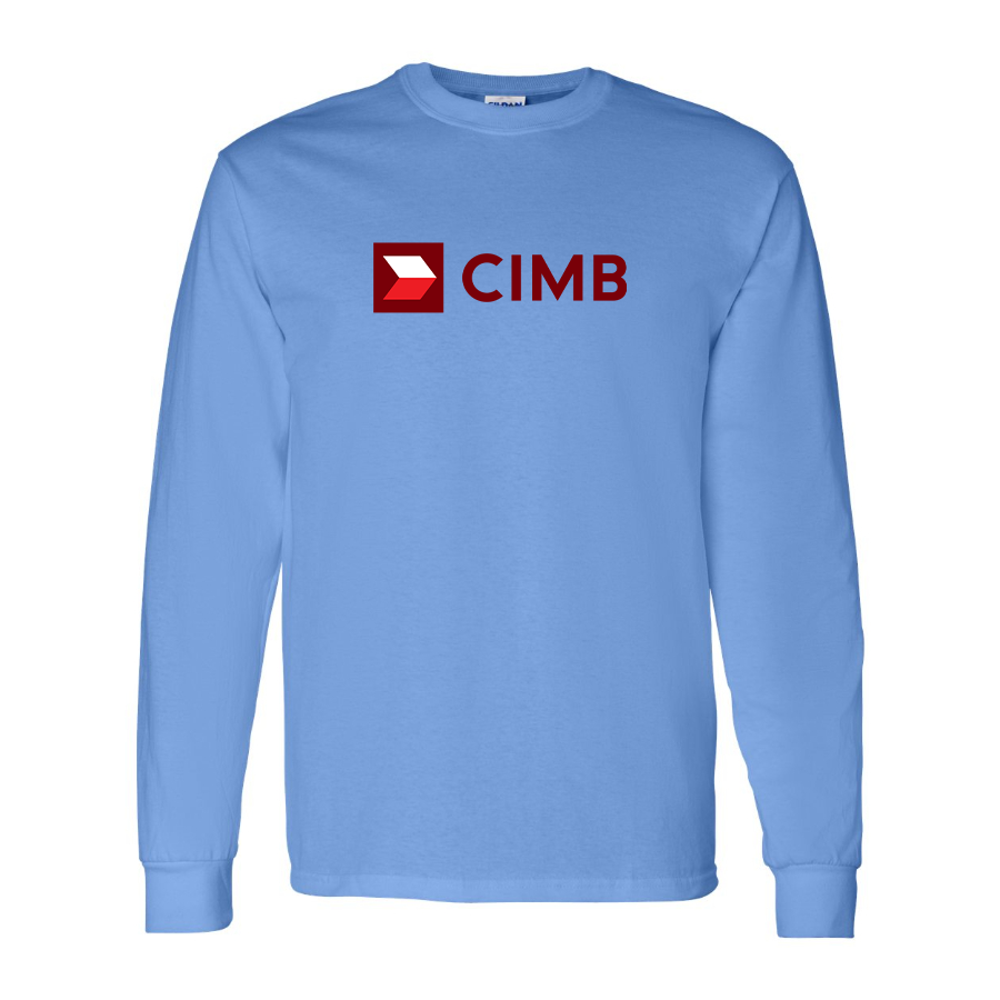 Men's CIMB  Logo Cotton Long Sleeve T-Shirt