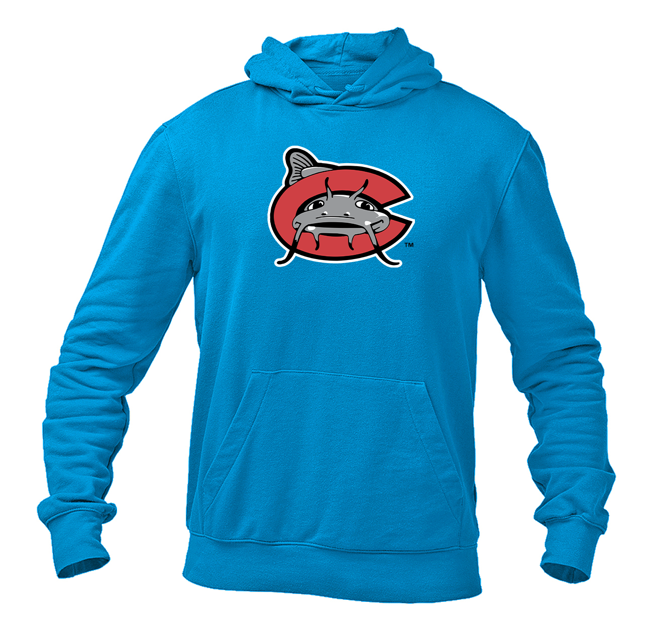 Men's Carolina Mudcats  Logo Pullover Hoodie