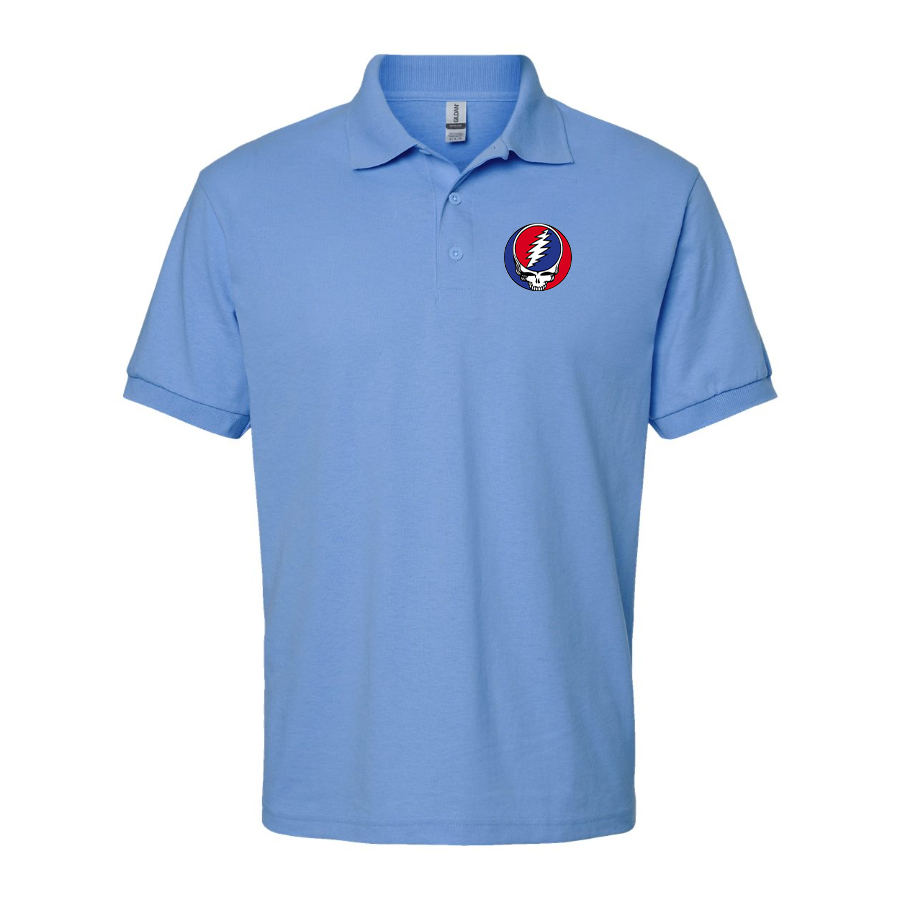 Men's Gratefu Dead Logo Dry Blend Polo