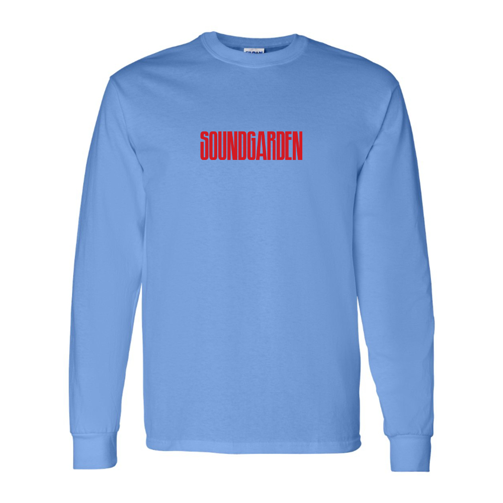 Men's Soundgarden Logo Cotton Long Sleeve T-Shirt