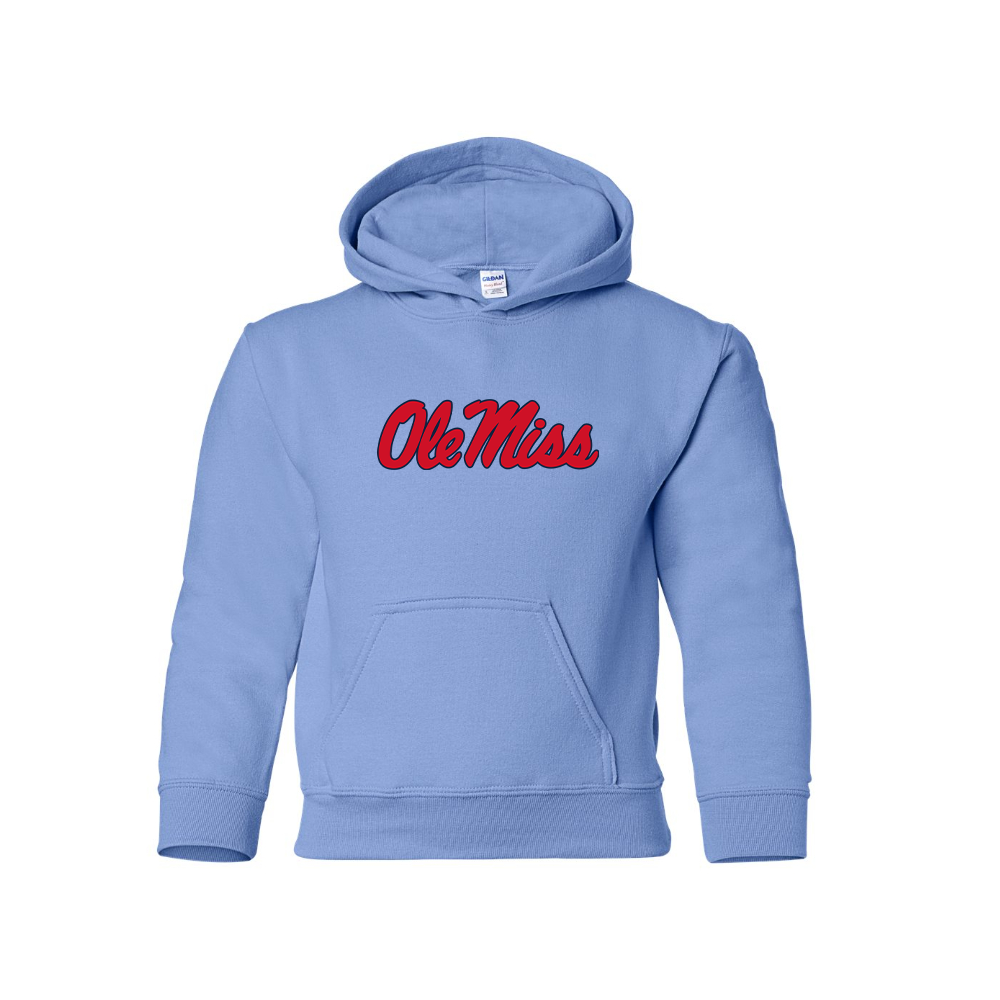 Youth Mississippi Rebels  Logo Pullover Hoodie