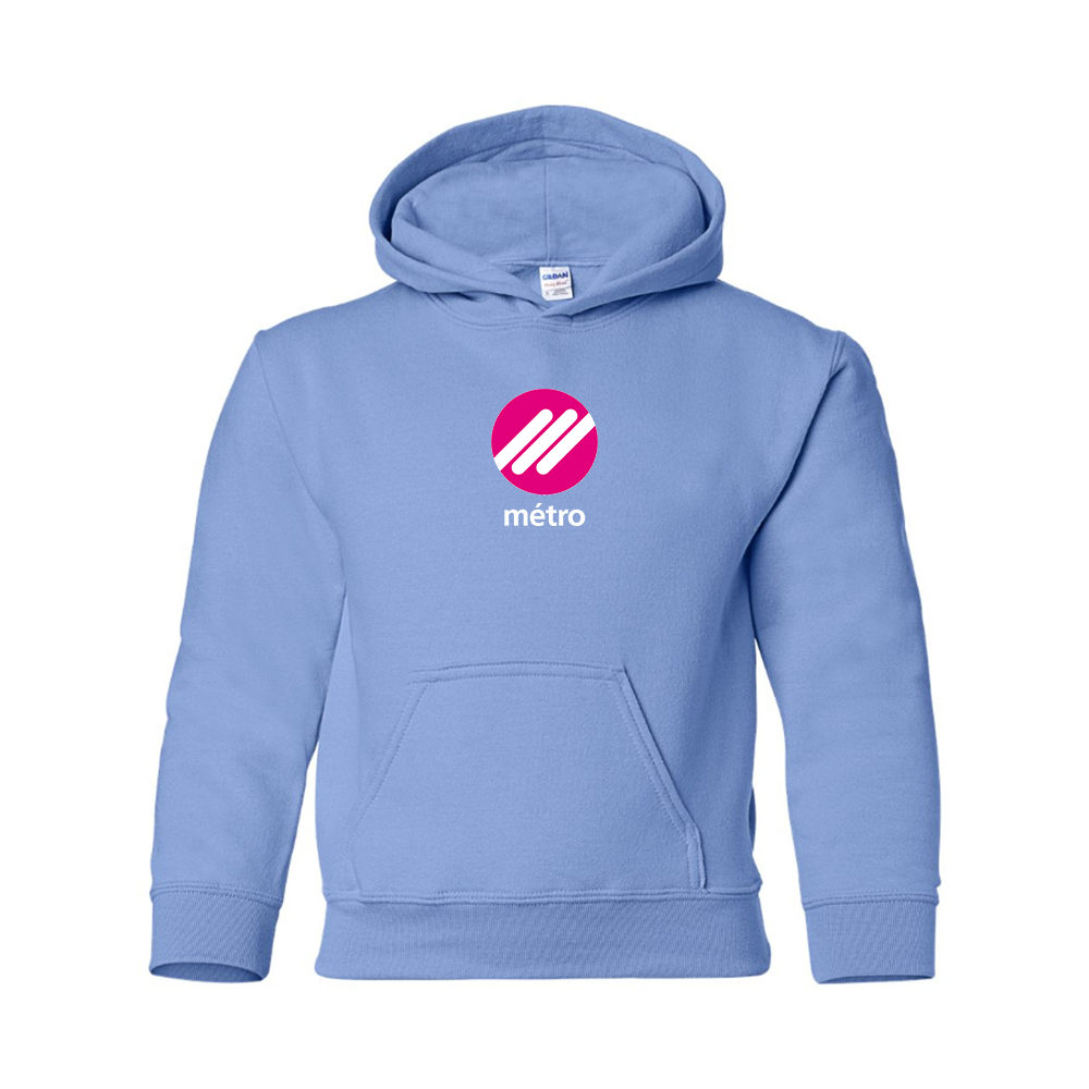 Youth Lausanne Métro Logo  Pullover Hoodie
