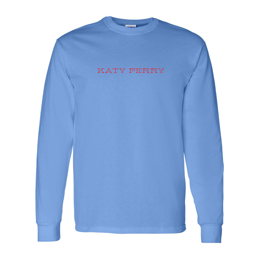 Men's Katy Perry Logo Cotton Long Sleeve T-Shirt