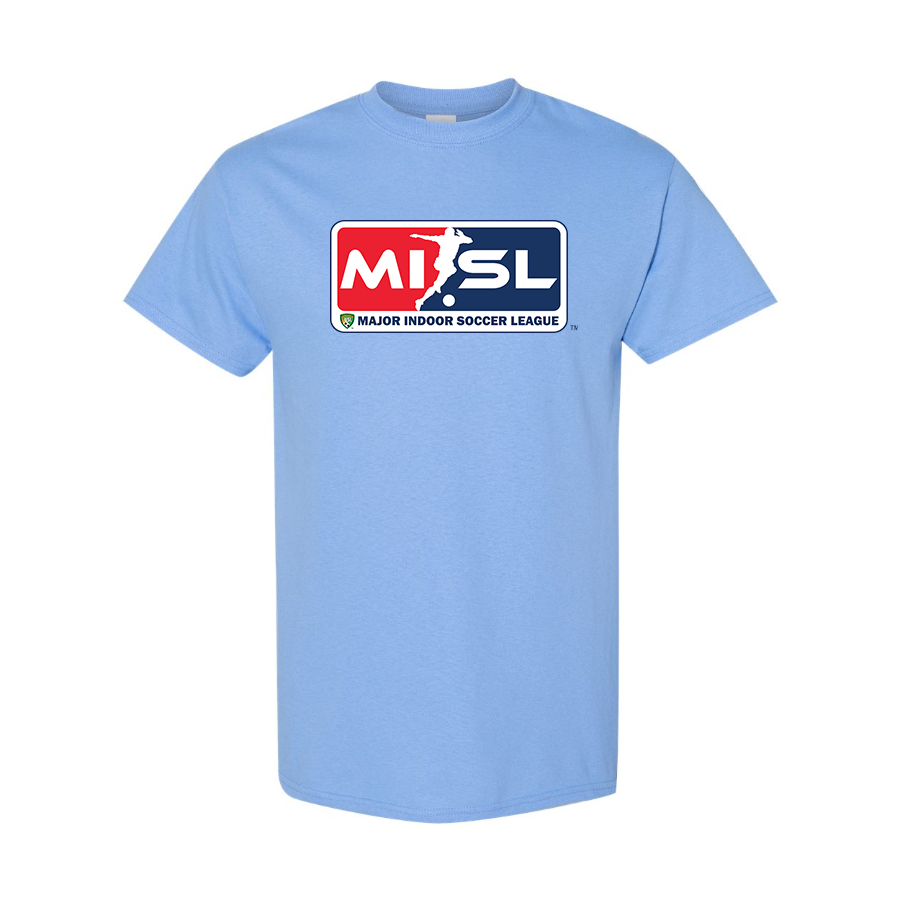 Men's Major Indoor Soccer League Logo Cotton T-Shirt