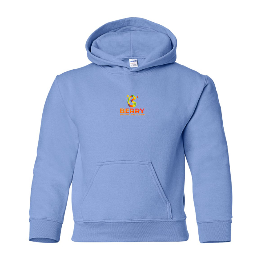 Youth Berry  Logo Pullover Hoodie