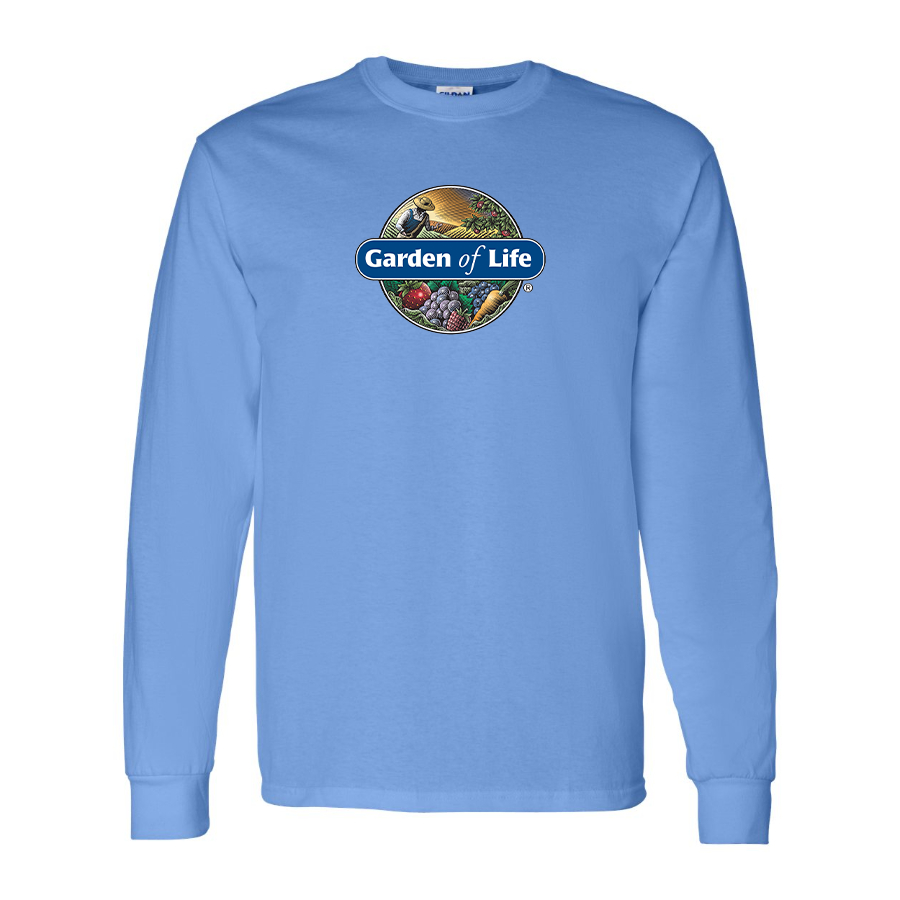 Men's Garden of Life Logo Cotton Long Sleeve T-Shirt