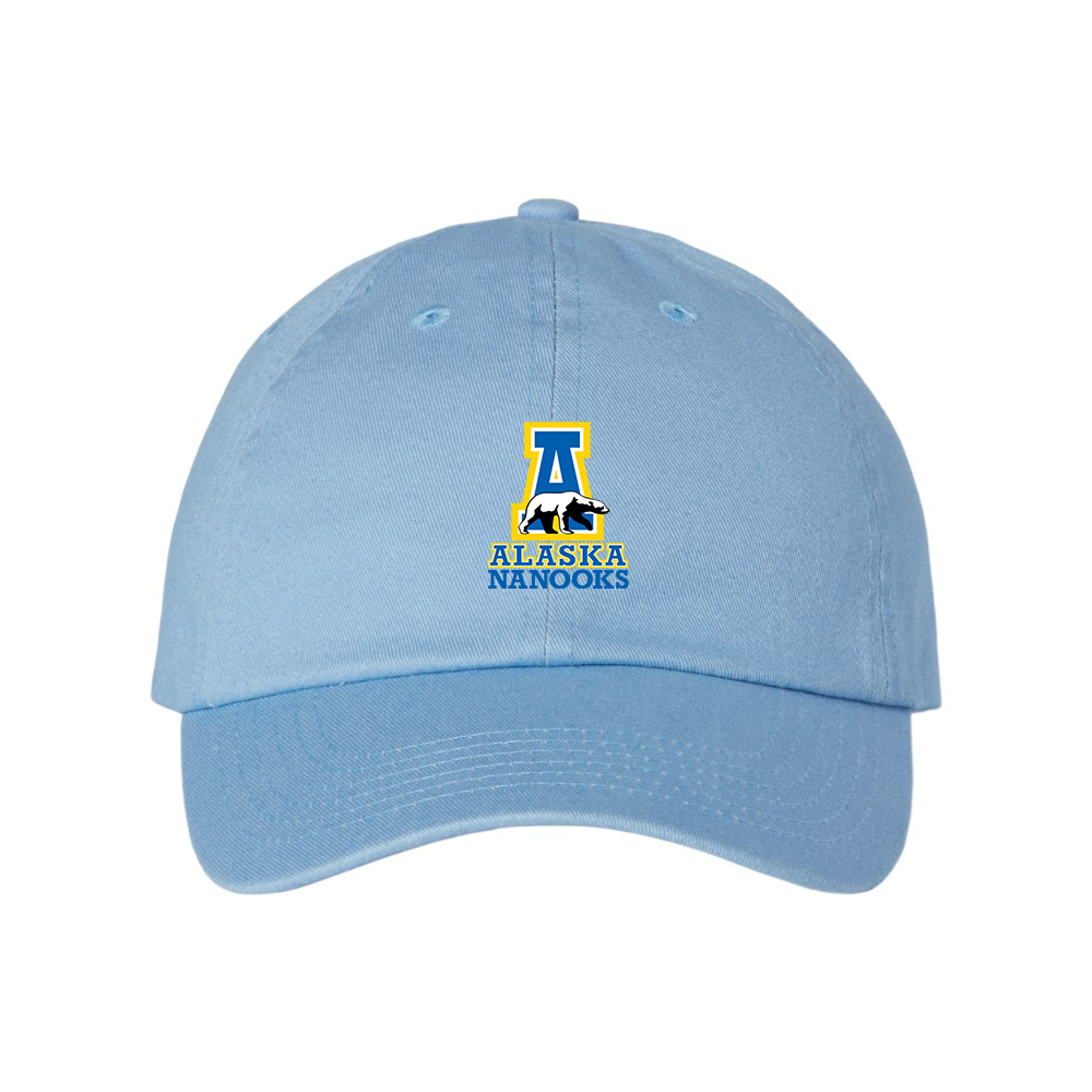 Alaska Nanooks  Valucap Adult Bio-Washed Classic Dad Hat