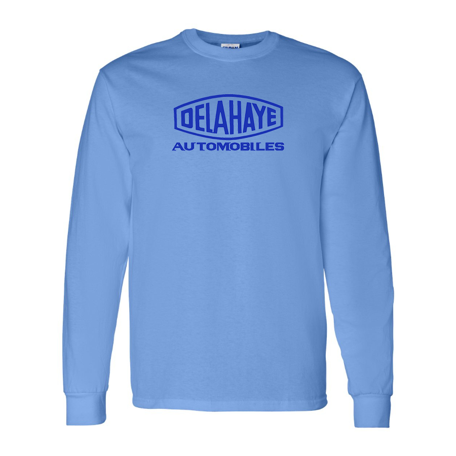 Men's Delahaye Logo Cotton Long Sleeve T-Shirt
