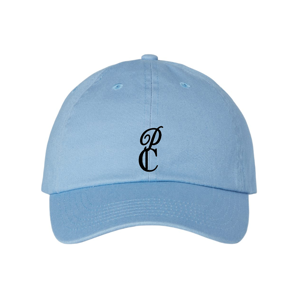P & C Black  Valucap Adult Bio-Washed Classic Dad Hat