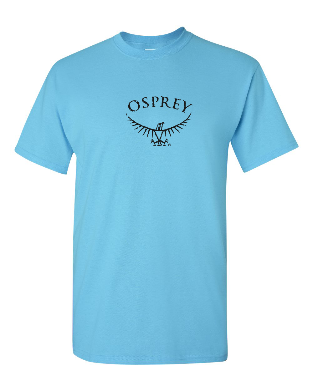 Men's Osprey Black  Gildan Heavy Cotton T-Shirt