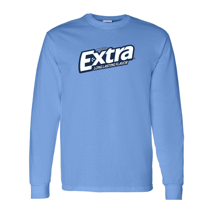 Men's Extra Gum Logo Cotton Long Sleeve T-Shirt