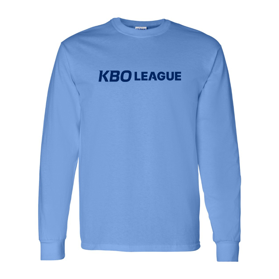 Men's KBO League Logo Cotton Long Sleeve T-Shirt