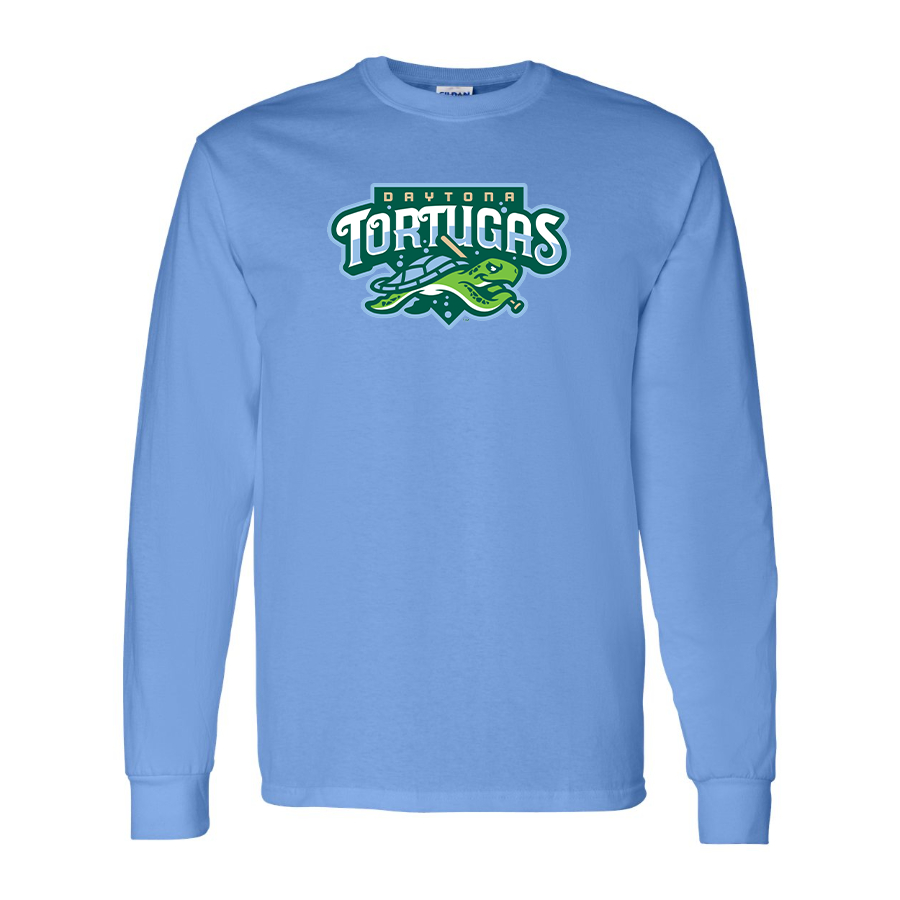 Men's Daytona Tortugas Logo Cotton Long Sleeve T-Shirt