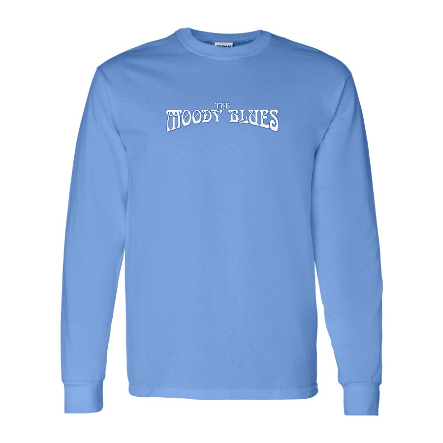 Men's The Moody Blues Logo  Cotton Long Sleeve T-Shirt