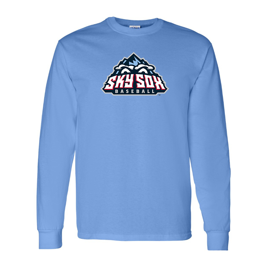 Men's Colorado Springs Sky Sox  Logo Cotton Long Sleeve T-Shirt