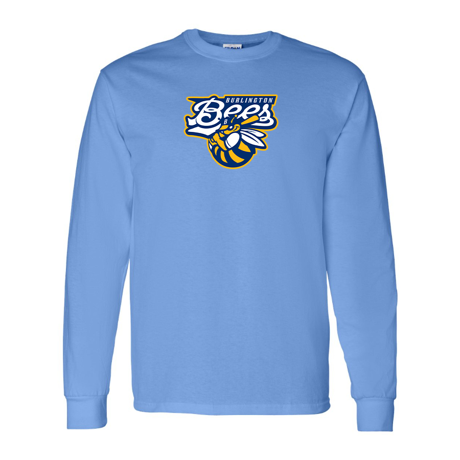Men's Burlington Bees  Logo Cotton Long Sleeve T-Shirt