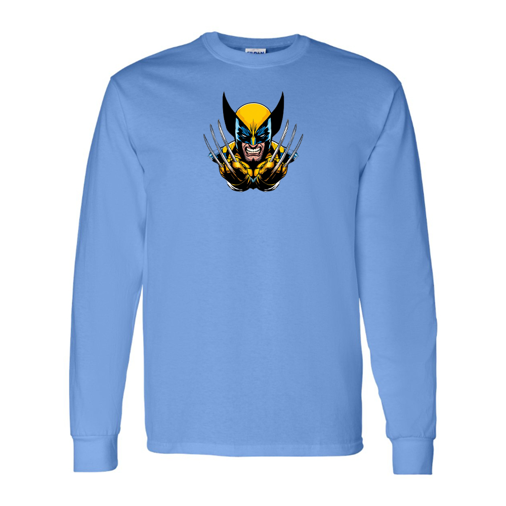 Men's Wolverine 2025 Art Cotton Long Sleeve T-Shirt