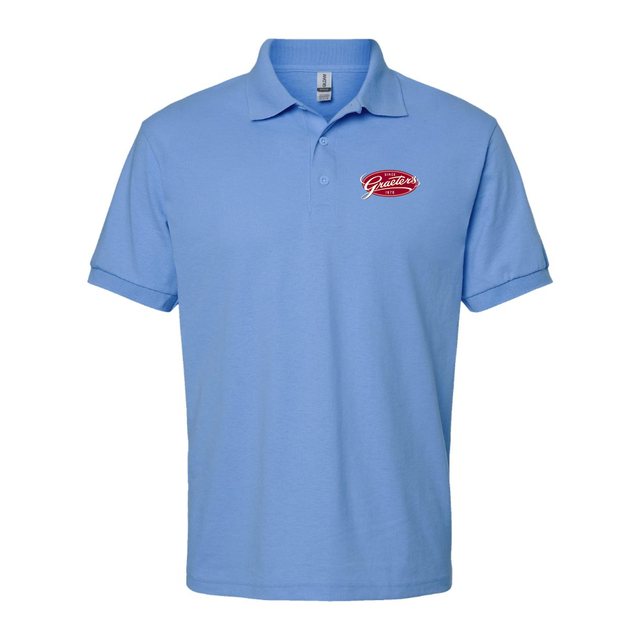Men's Graeters Logo Dry Blend Polo