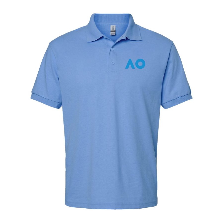 Men's Australian Open Logo Dry Blend Polo
