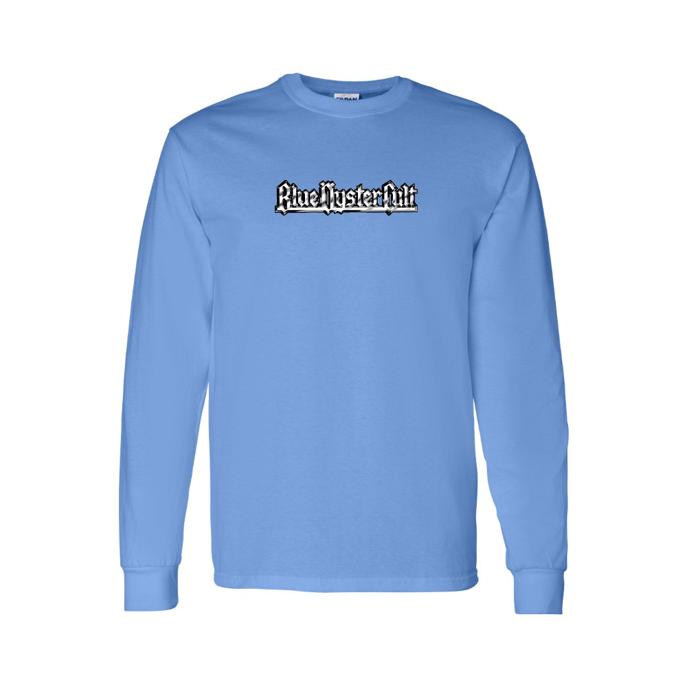 Men's  Blue Öyster Cult  Cotton Long Sleeve T-Shirt