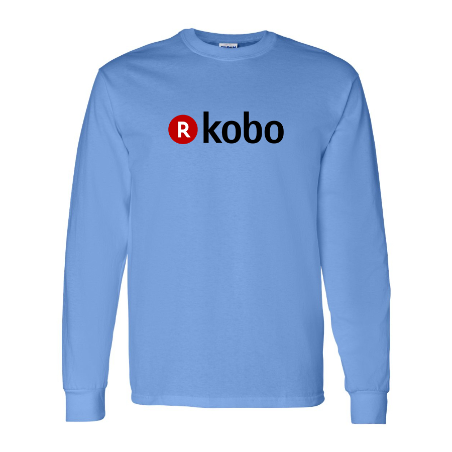 Men's Kobo Logo Cotton Long Sleeve T-Shirt