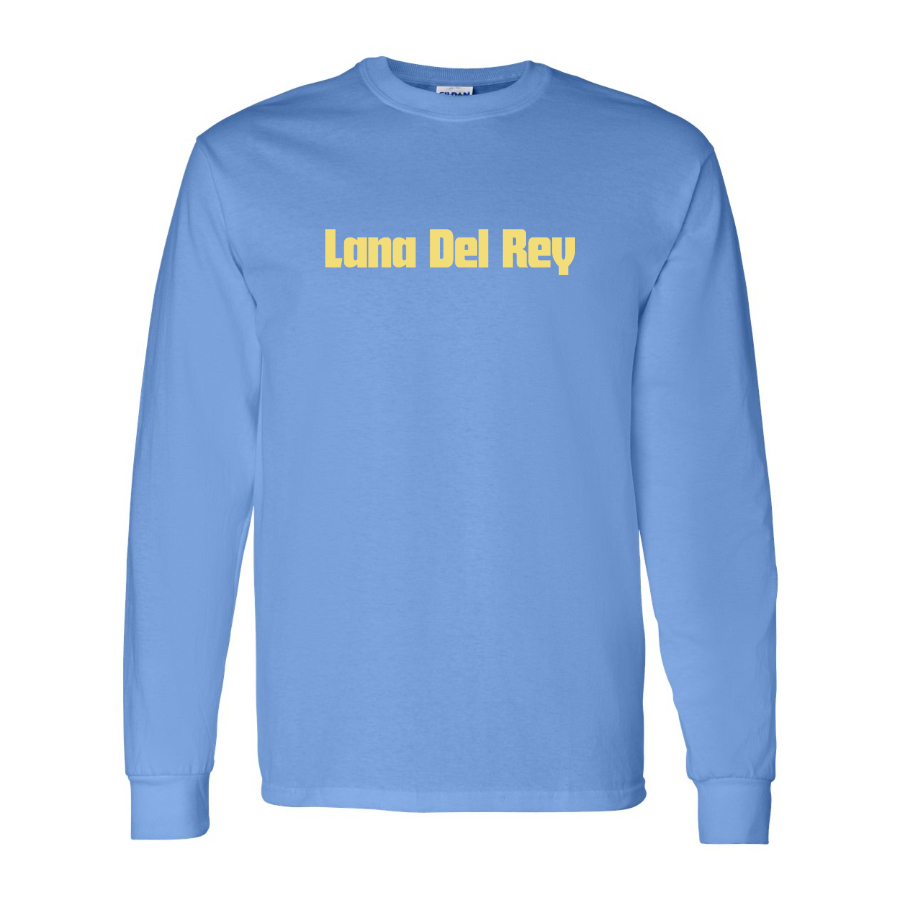 Men's Lana Del Rey Logo Cotton Long Sleeve T-Shirt