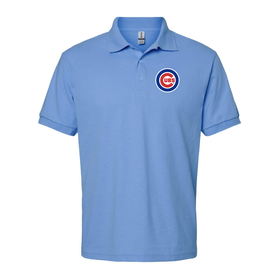 Men's Chicago Cubs Logo Dry Blend Polo
