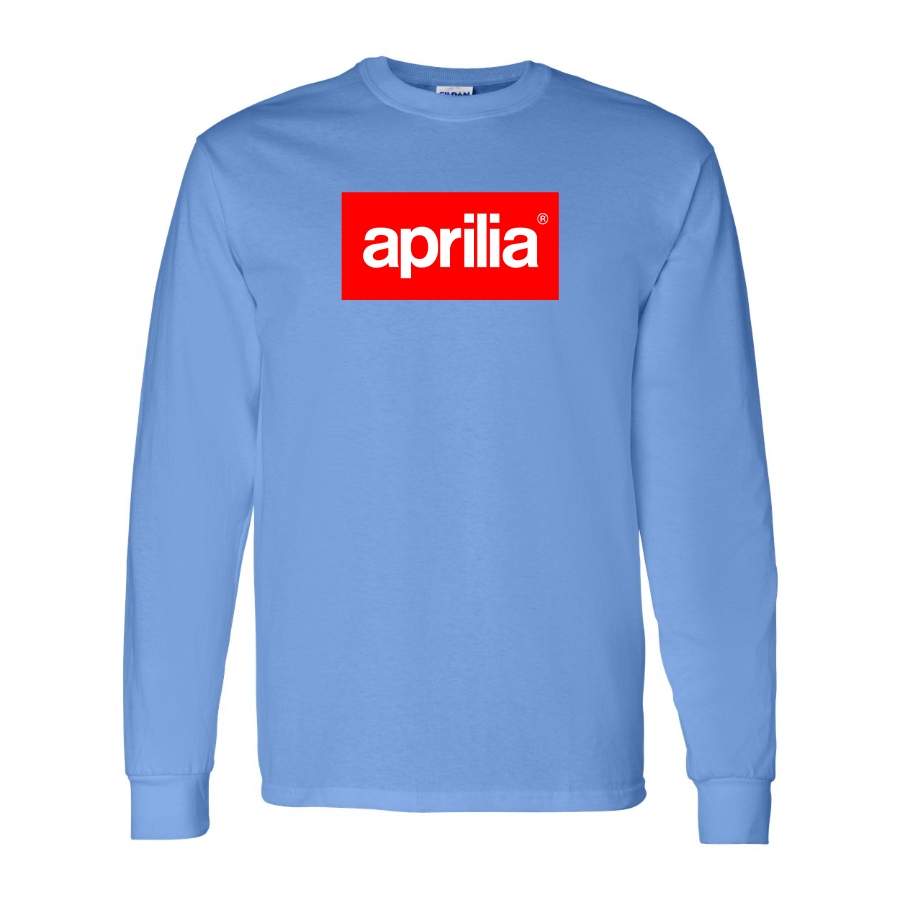 Men's Aprilia Logo Cotton Long Sleeve T-Shirt