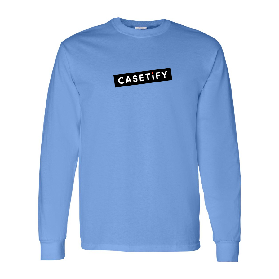 Men's Casetify Logo Cotton Long Sleeve T-Shirt