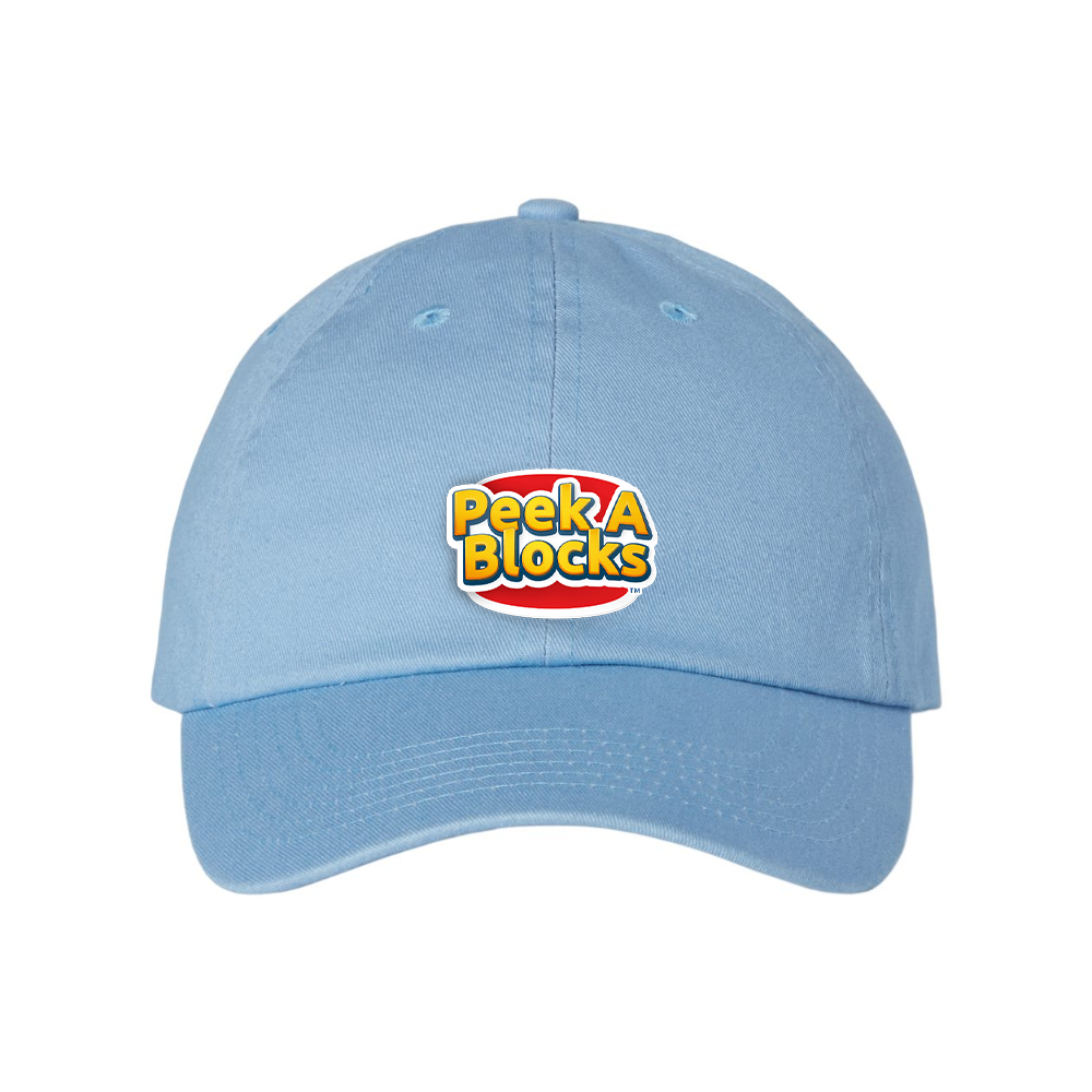 Peek A Blocks  Valucap Adult Bio-Washed Classic Dad Hat