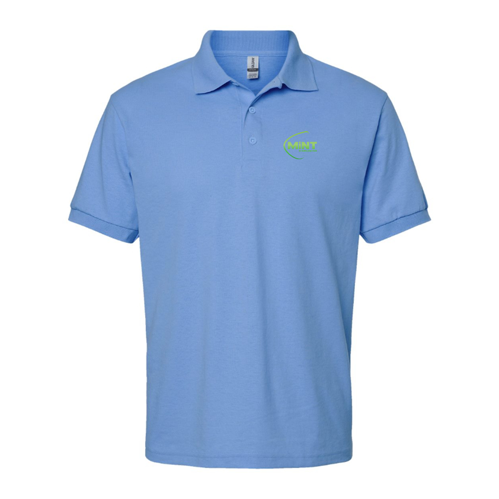 Men's Mint Radio Logo Dry Blend Polo