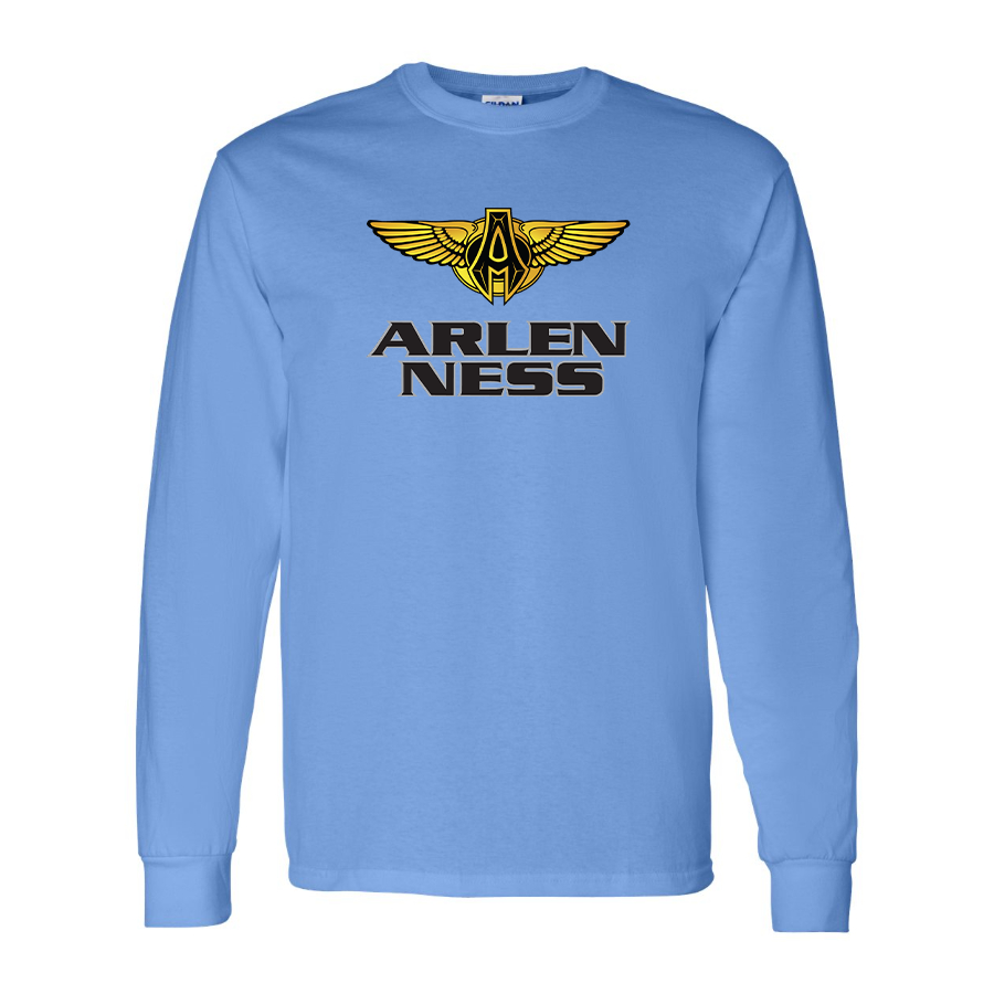 Men's Arlen Ness  Logo Cotton Long Sleeve T-Shirt