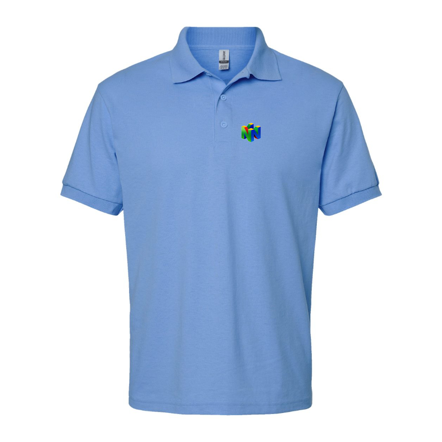 Men's   Nintendo N64   Logo Dry Blend Polo