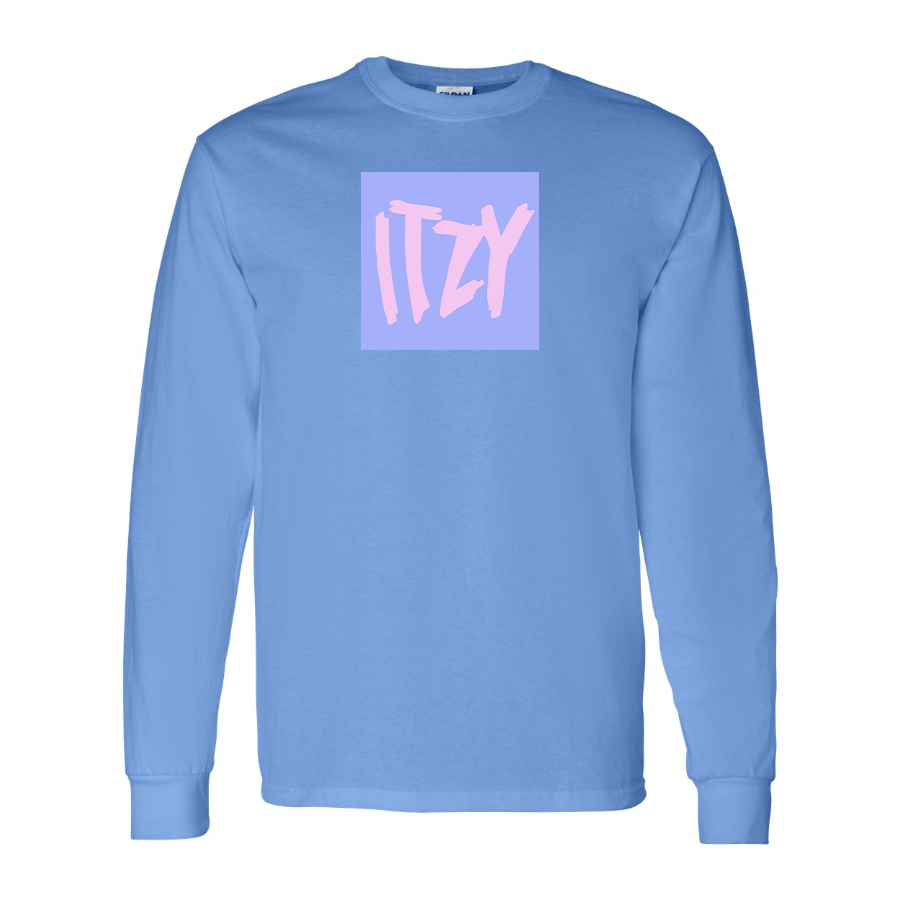 Men's Itzy Logo Cotton Long Sleeve T-Shirt