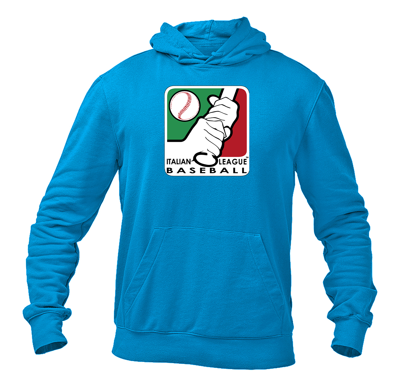 Men's Italian Baseball League Logo Pullover Hoodie