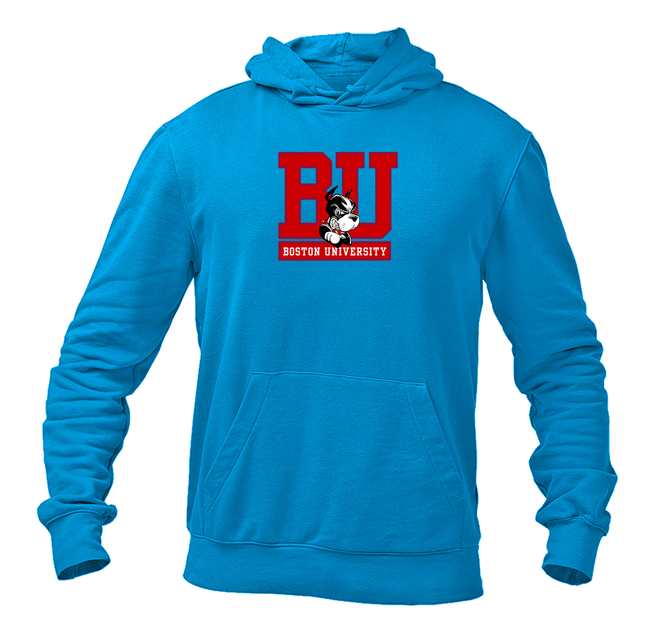 Men's Boston University Terriers Softstyle Midweight Hooded Sweatshirt