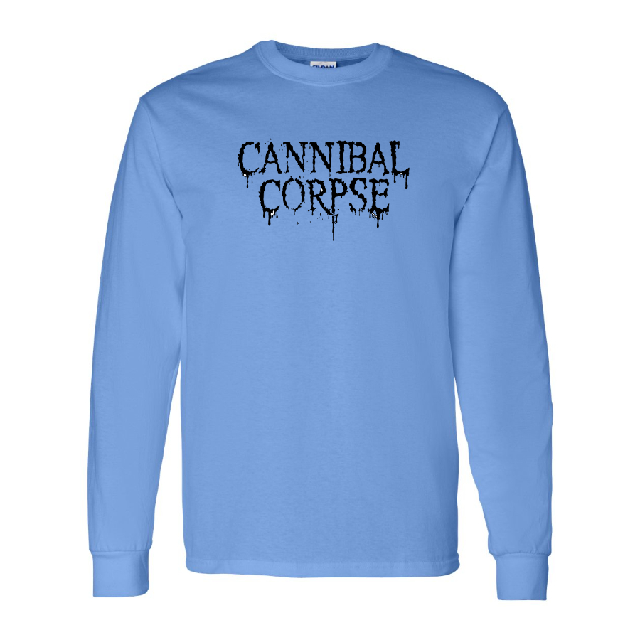 Men's  Cannibal Corpse Logo Cotton Long Sleeve T-Shirt