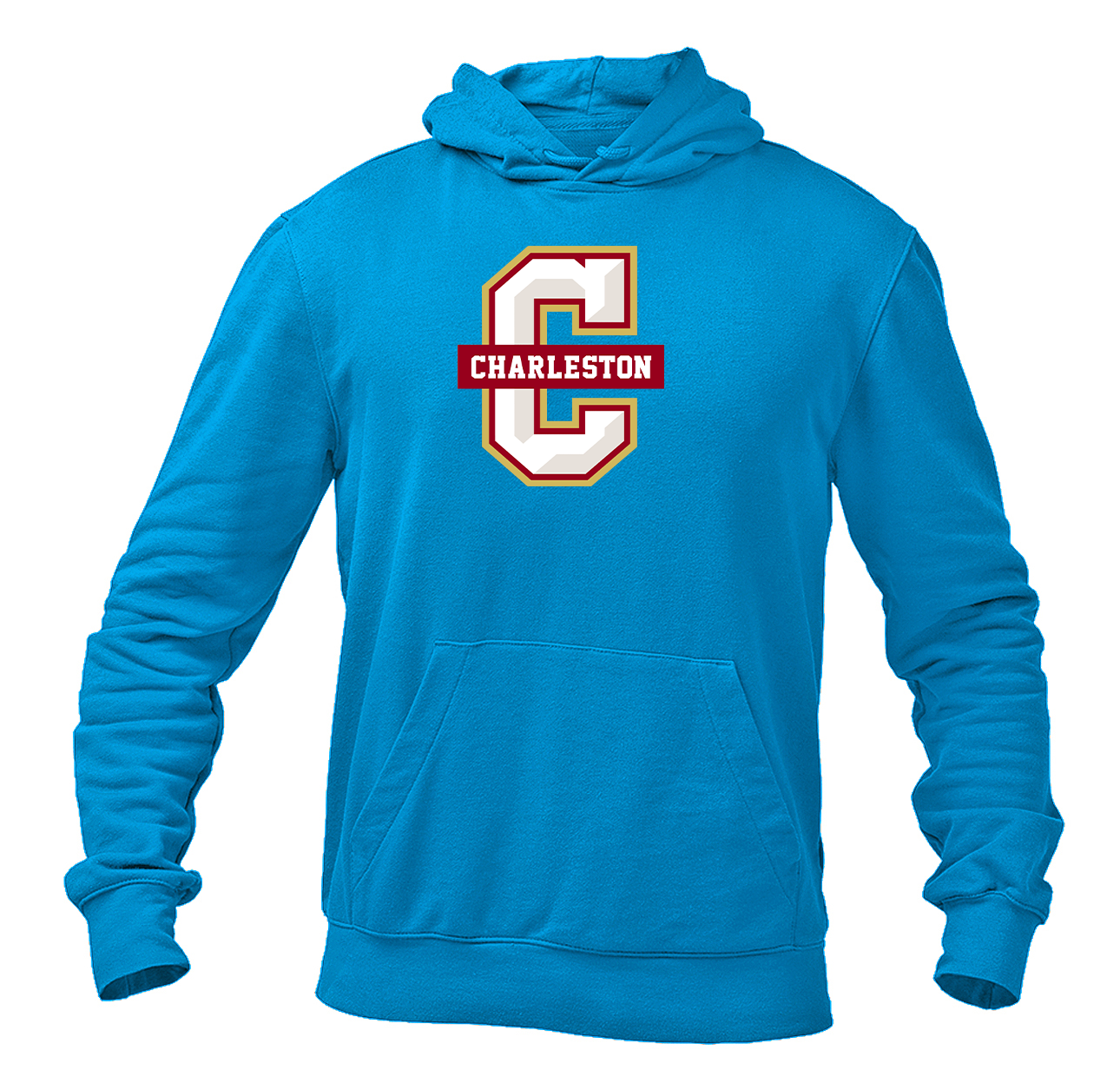 Men's Charleston Cougars Heavy Blend Hooded Sweatshirt
