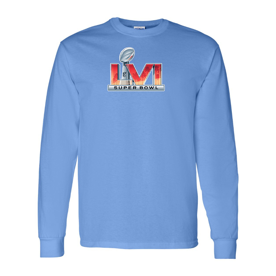 Men's Superbowl LVI Logo  Cotton Long Sleeve T-Shirt